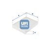Фильтр салона UFI 53.275.00