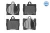 Meyle Brake Pad Set, disc brake 025 230 7815
