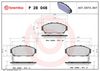 BREMBO Brake Pad Set, disc brake P 28 048