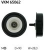 Натяжний ролик, полікліновий ремінь SKF VKM 65062