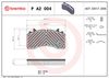 BREMBO Brake Pad Set, disc brake P A2 004