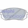 Комплект гальмівних колодок, дискове гальмо DELPHI LP3535
