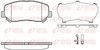 Комплект тормозных колодок, дисковый тормоз REMSA 1513.24 (PCA151324, 9003-D1640, 25564, D1640-9003)