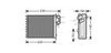 Теплообмінник, опалення салону AVA QUALITY COOLING RTA6398