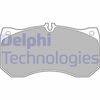 Комплект тормозных колодок, дисковый тормоз DELPHI LP2713 (25111, D1781-9010)