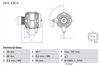 Bosch Alternator 0 986 082 600