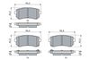 Комплект гальмівних колодок, дискове гальмо BOSCH 0 986 424 956 (BP2574, E9 90R - 02A0871/3209, 25677)