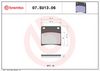 BREMBO Brake Pad Set, disc brake 07SU1306