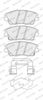 Ferodo Brake Pad Set, disc brake FDB5274