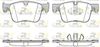 Комплект гальмівних колодок, дискове гальмо ROADHOUSE 21560.10 (PSX2156010, 25833, 25834)