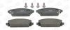 Комплект тормозных колодок, дисковый тормоз CHAMPION 572464CH