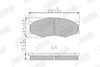 Комплект тормозных колодок, дисковый тормоз JURID 572312J (21099)