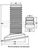 FIRST LINE Dust Cover Kit, shock absorber FPK7103