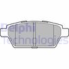 Набір гальмівних прокладок, дискове гальмо DELPHI LP2493 (24581, D1161-8272)