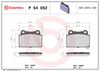 BREMBO Brake Pad Set, disc brake P 54 052