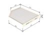 Bosch Filter, cabin air 1 987 435 016