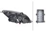 Hella Headlight 1EE 354 830-021