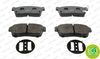 Набір гальмівних колодок, диск гальма Ferodo FDB1532 (23507, 23508, 23509)