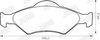 комплект спирачно феродо, дискови спирачки