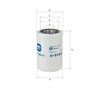 Filtr, pracovní hydraulika 87.015.00