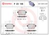 BREMBO Brake Pad Set, disc brake P 23 156