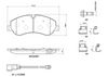BREMBO Brake Pad Set, disc brake P 24 152G