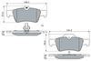 комплект спирачно феродо, дискови спирачки