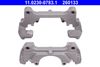 Halter, Bremssattel