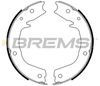 Комплект гальмівних колодок, стоянкова гальмівна система BREMSI GF0831 (SFA831)