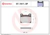 BREMBO Brake Pad Set, disc brake 07YA11SP