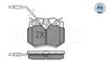 Meyle Brake Pad Set, disc brake 025 210 8017/PD