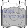 Комплект тормозных колодок, дисковый тормоз DELPHI LP841 (21305, D603-7484)