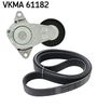 SKF V-Ribbed Belt Set VKMA 61182