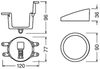 Osram FOG103/201-TY-M Holder, front fog light