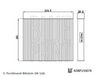 BLUE PRINT Filter, cabin air ADBP250078