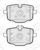 Комплект тормозных колодок, дисковый тормоз CHAMPION 573878CH