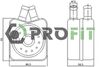 масляний радіатор, моторне масло PROFIT 1745-0065