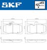 комплект спирачно феродо, дискови спирачки