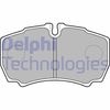 Комплект тормозных колодок, дисковый тормоз DELPHI LP1826