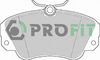 Комплект гальмівних колодок, дискове гальмо PROFIT 5000-0686