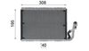 Mahle Evaporator, air conditioning AE 91 000P