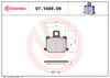 BREMBO Brake Pad Set, disc brake 07YA0609