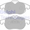 Комплект гальмівних колодок, дискове гальмо DELPHI LP1723 (23402, 23403, D1106-7873, D972-7873)