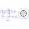 Тормозной диск DELPHI BG2322