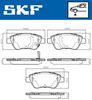 комплект спирачно феродо, дискови спирачки