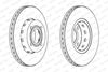 Ferodo Brake Disc DDF471