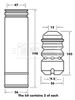 BORG & BECK Dust Cover Kit, shock absorber BPK7016