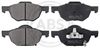 Комплект тормозных колодок, дисковый тормоз A.B.S. 37359