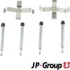 Комплектующие, колодки дискового тормоза JP GROUP 4964002510