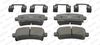 Комплект тормозных колодок, дисковый тормоз FERODO FDB4209 (24421, 24422)